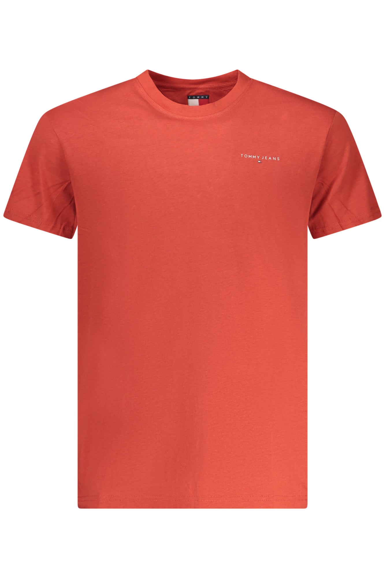 TOMMY HILFIGER Herren-T-Shirt mit kurzen Ärmeln, Rot Rot S 8721221657980