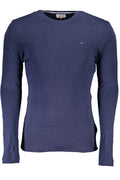 TOMMY HILFIGER HERREN LANGARM T-SHIRT BLAU