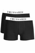 Trussardi Herren Boxershorts Schwarz Schwarz M 8050162123682