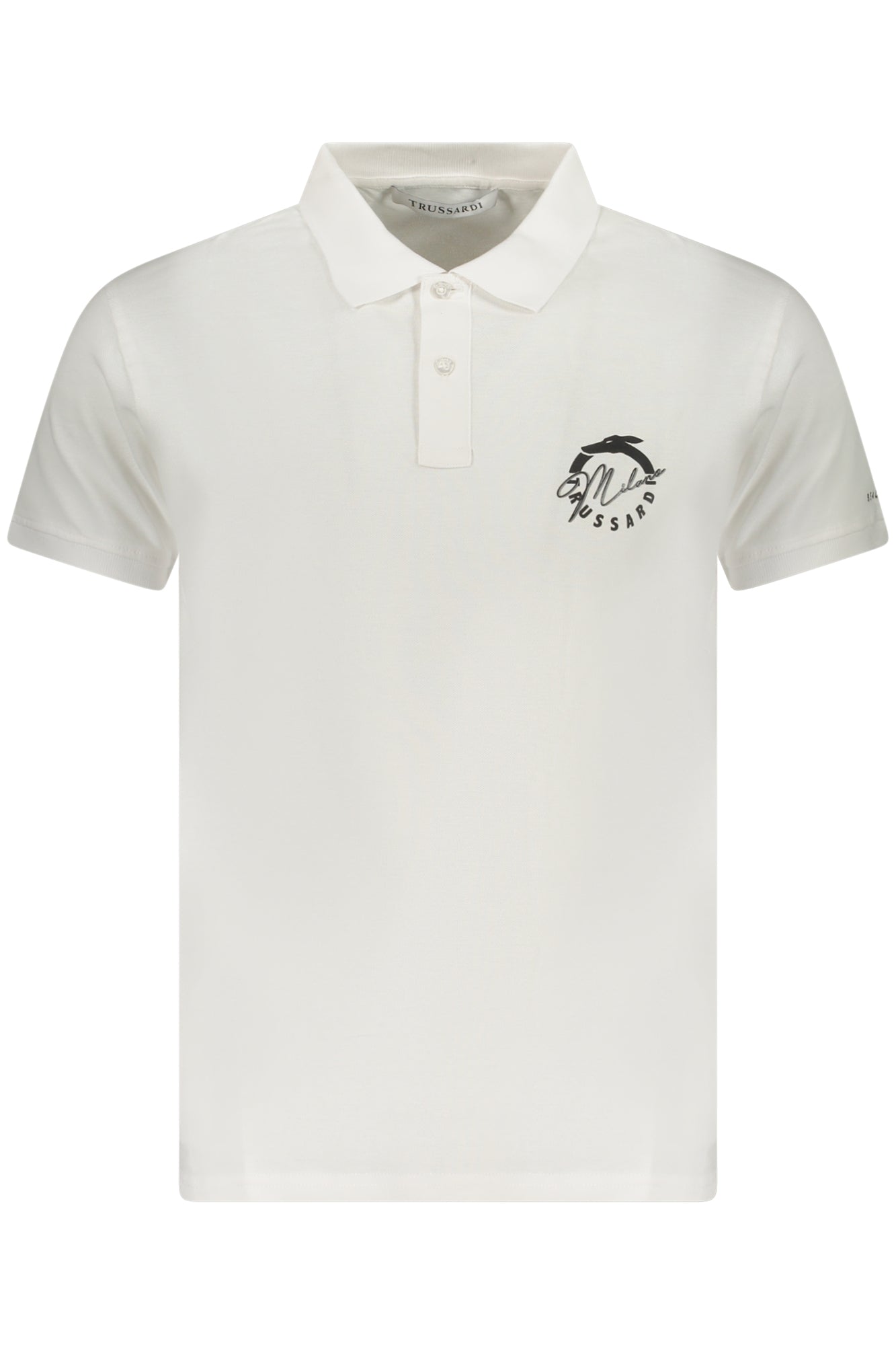 Trussardi Poloshirt kurzarm Herren weiß Weiß S 8056216210599