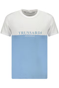 Trussardi Kurzarm-T-Shirt für Herren, Blau Blau M 8051013864082