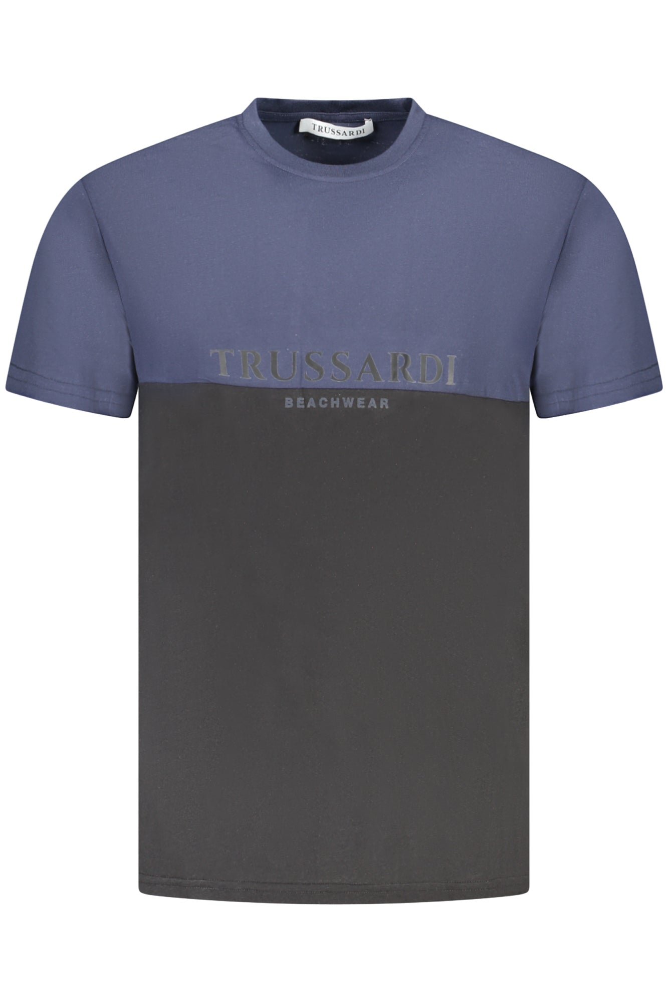 Trussardi Herren Kurzarm T-Shirt Blau Blau S 8056216211336