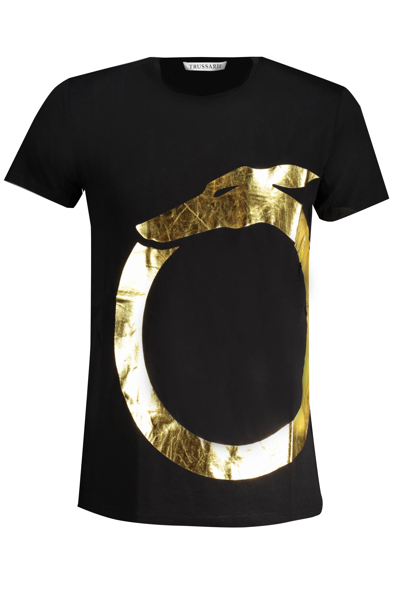 TRUSSARDI HERREN-KURZARM-T-SHIRT SCHWARZ Schwarz S 8055304675869