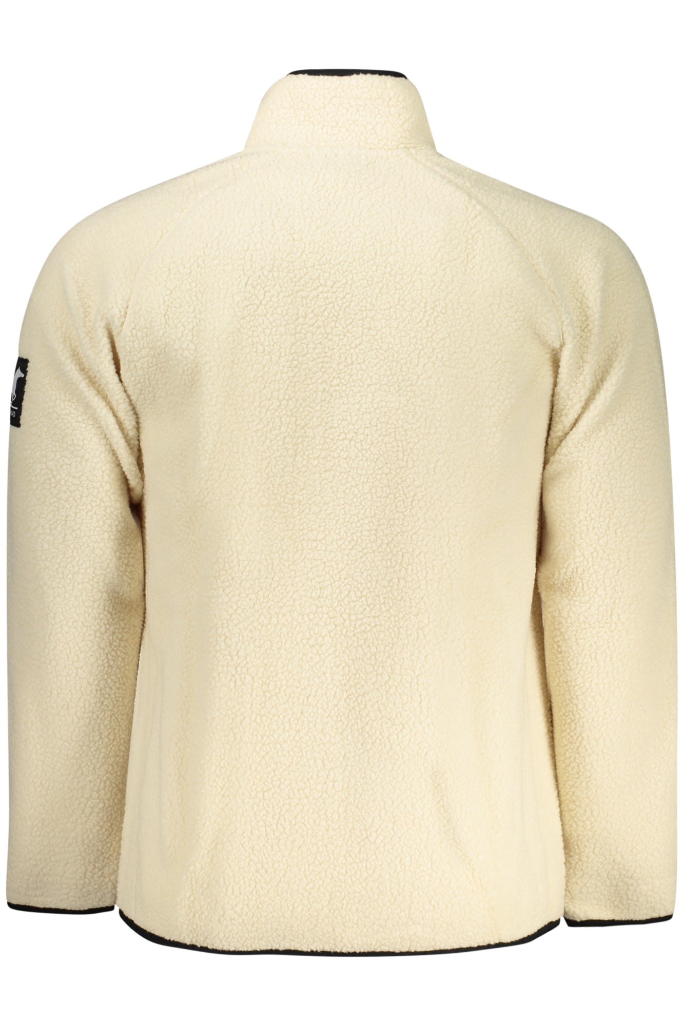 Felpa con zip da uomo US GRAND, bianca