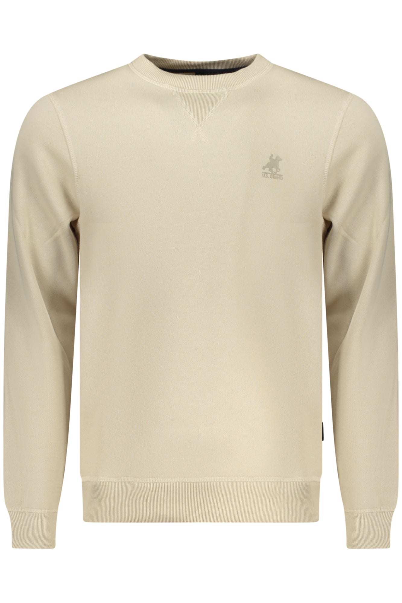 US GRAND Herren-Sweatshirt mit Reißverschluss, beige Beige S 8054114810804