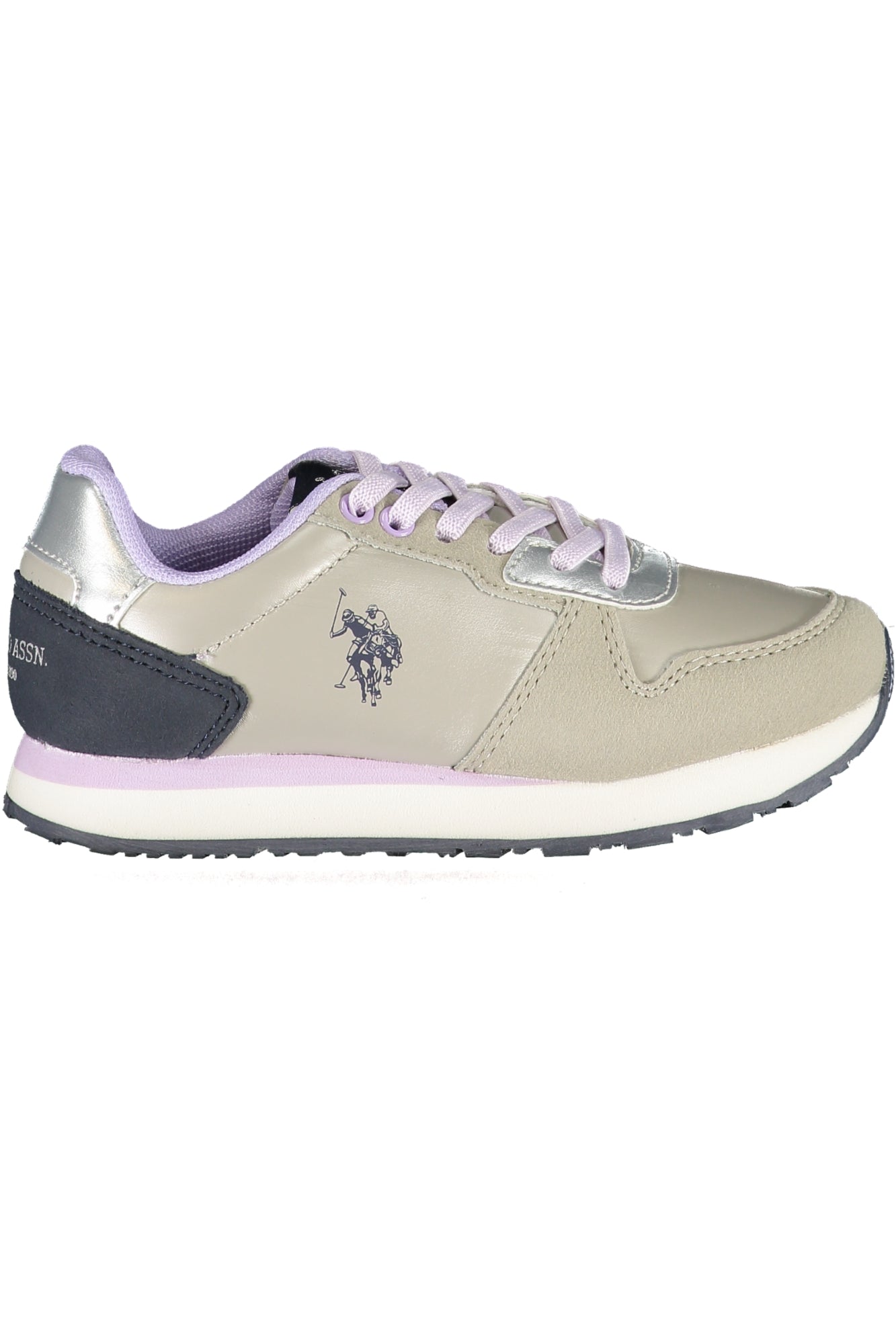US POLO ASSN. SILBERNE SPORTSCHUHE FÜR KINDER Silber 34 8055197403242