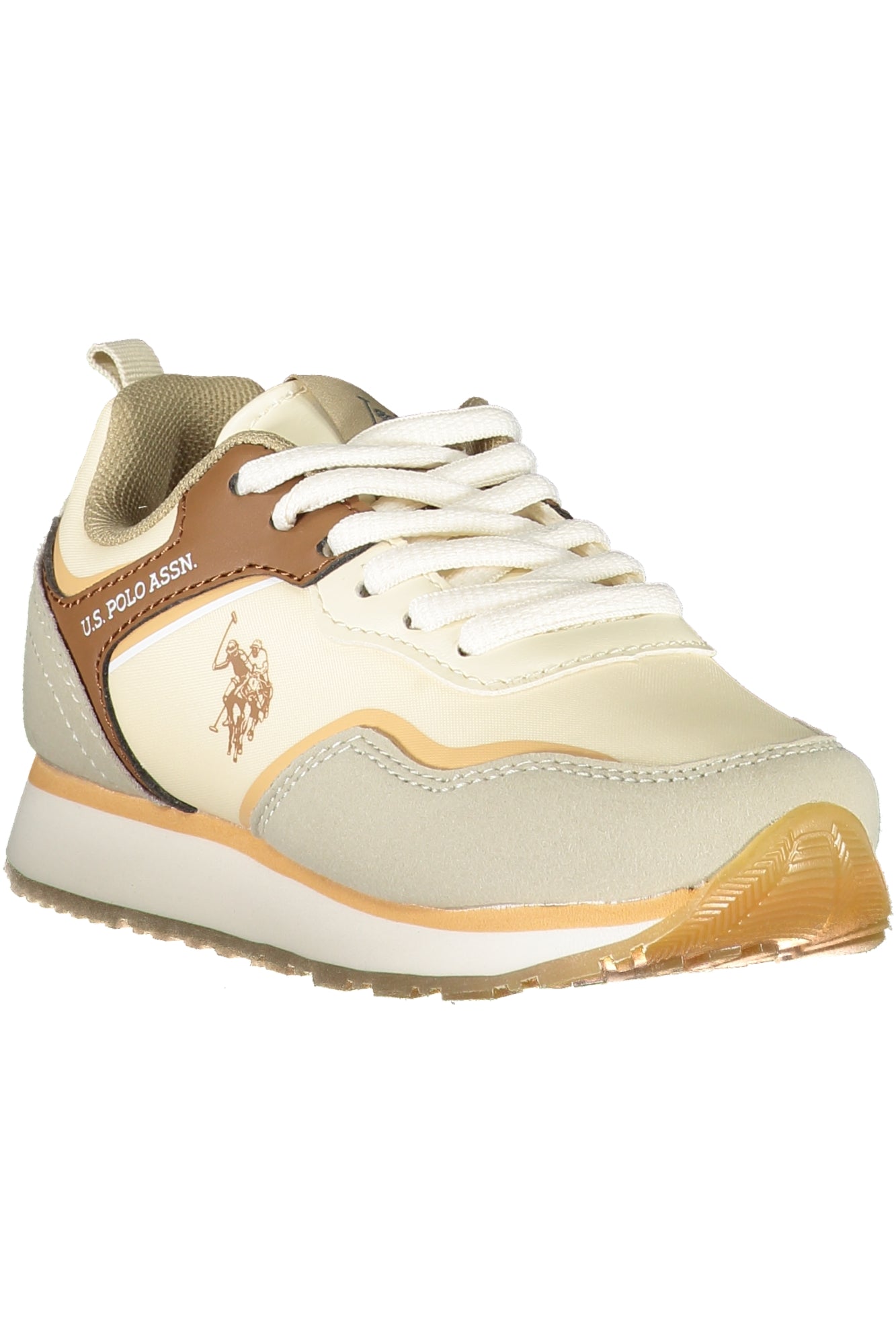 US POLO ASSN. SCARPE SPORTIVE PER BAMBINI BEIGE