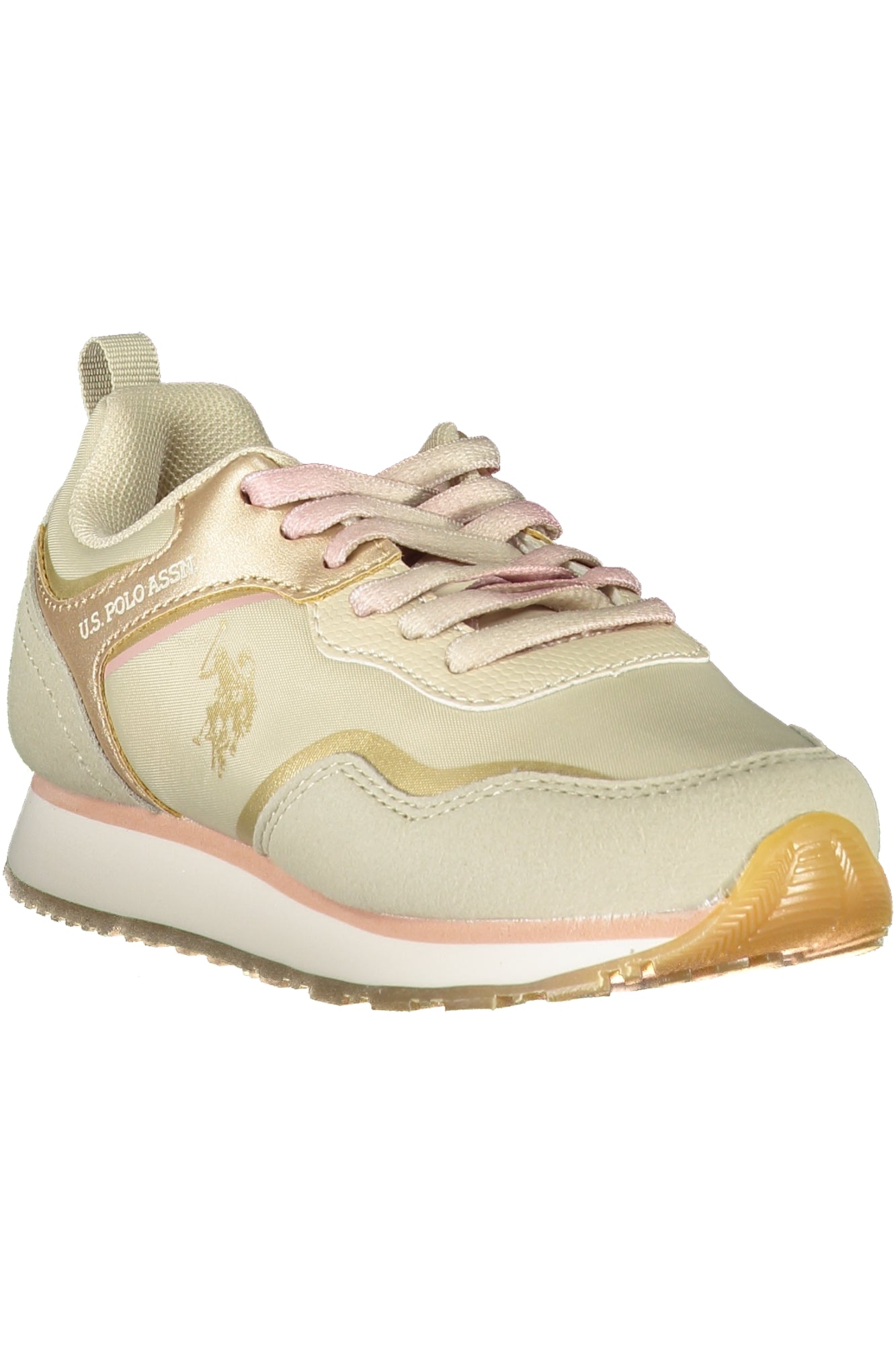US POLO ASSN. SCARPE SPORTIVE PER BAMBINI BEIGE