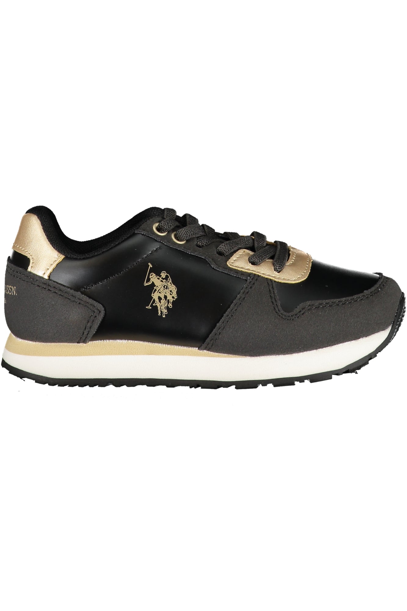 US POLO ASSN. SCHWARZE KINDER-SPORTSCHUHE Schwarz 34 8055197402726
