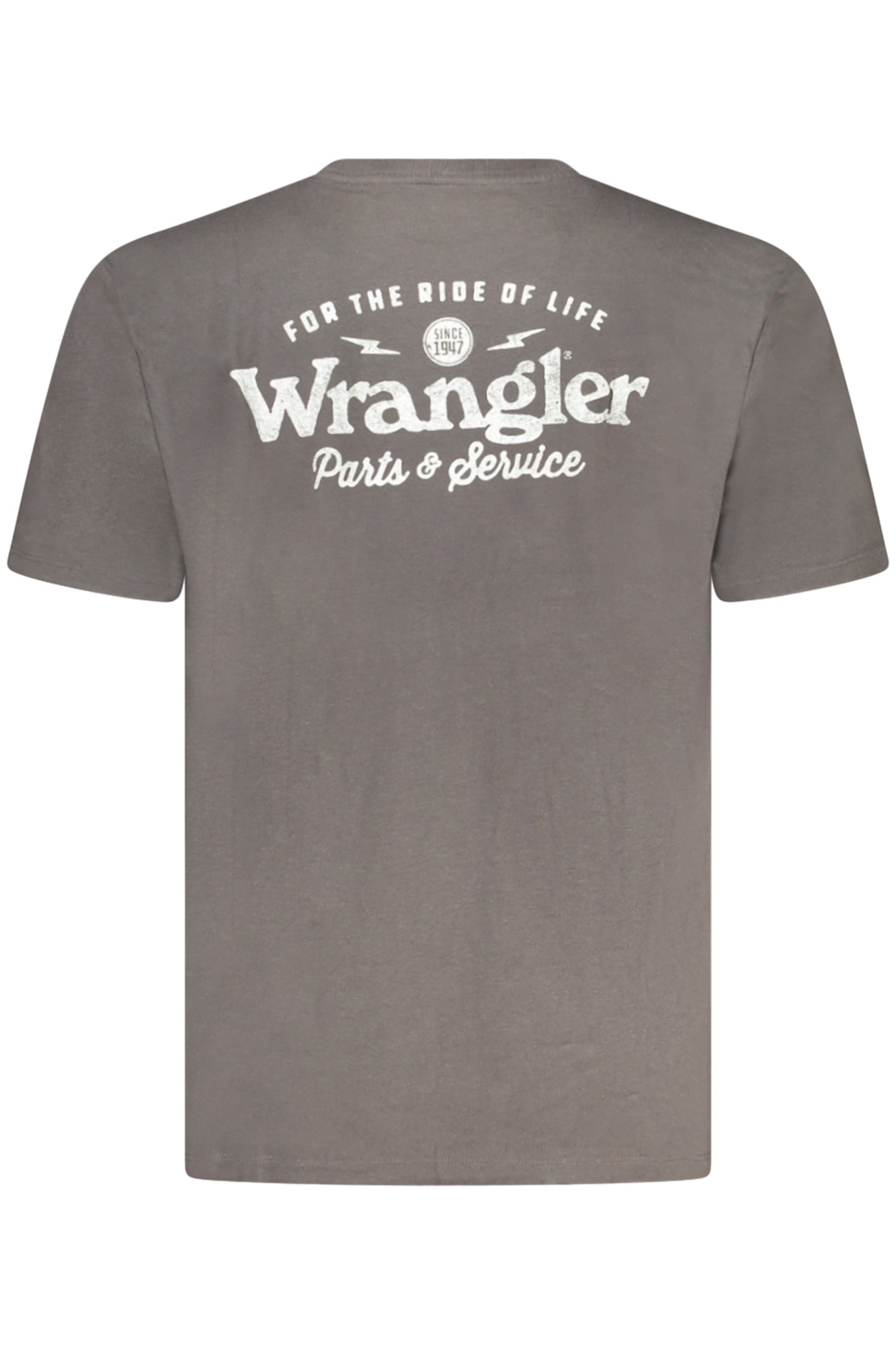 T-SHIRT A MANICHE CORTE WRANGLER DA UOMO NERA